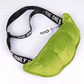 The Only Bean Edamame Fanny Pack Belt Bag New With Tags 15x6x3 Adjustable Strap