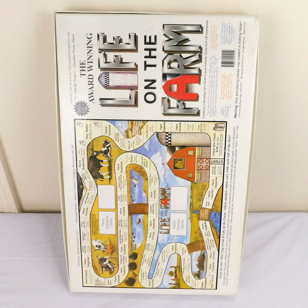 Vintage Life On The Farm Board Game 2003 Complete In Box We R Fun Games