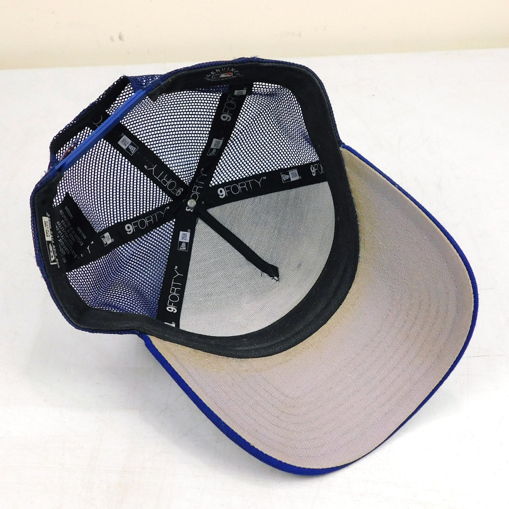 New Era 9Forty LA Dodgers Logo Patch Trucker Hat - Adjustable