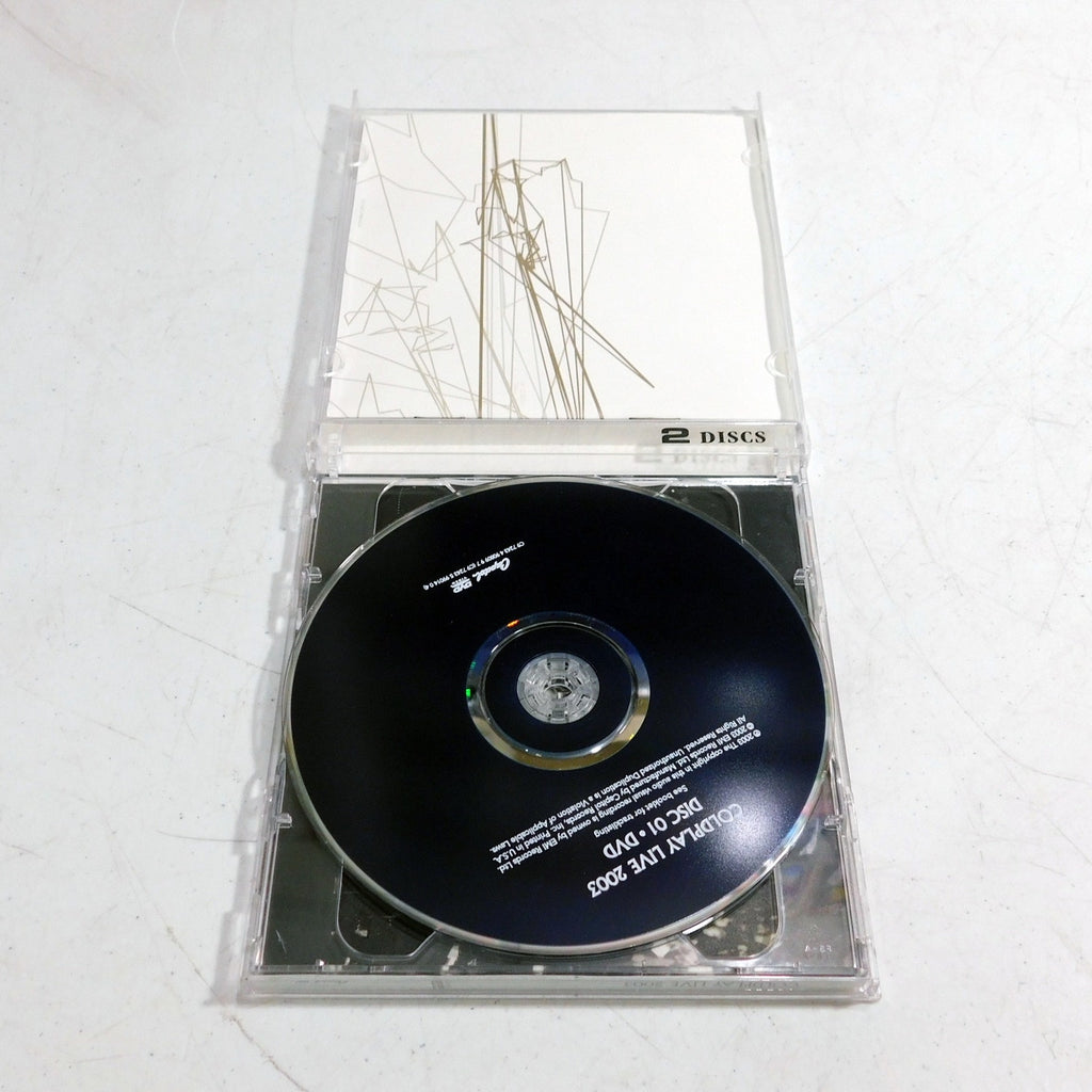 Coldplay Live 2003 CD DVD Set Tested 2 Disc Capitol Records C9724359901404