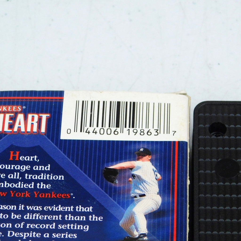 New York Yankeees VHS Champions Of The Heart 1999 World Series Tested Working