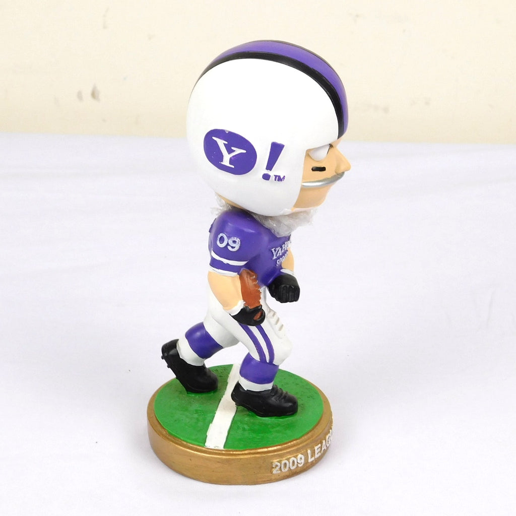 Yahoo Fantasy Football Bobblehead 2009 Champion Prize 6 Inch Purple Logo