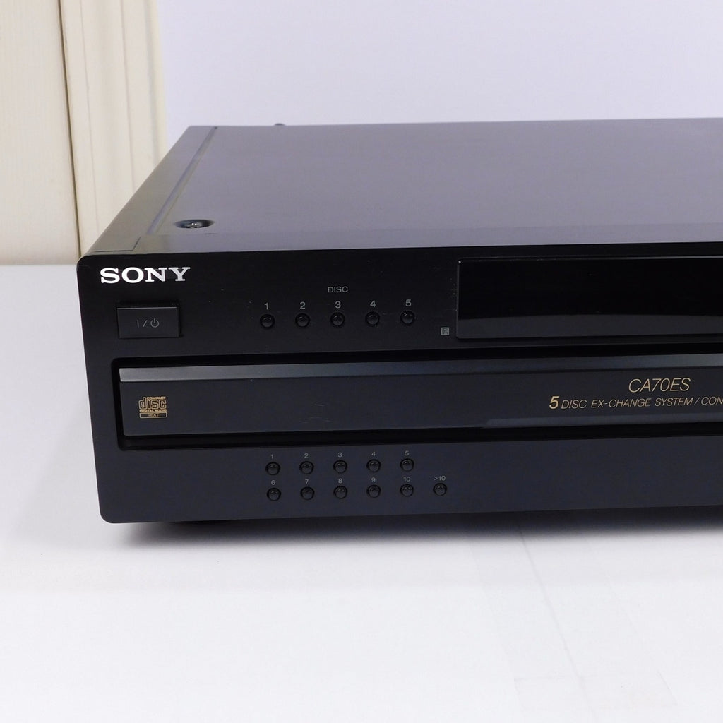 Sony CDP-CA70ES CD Player 5 Disc Carousel Fully Tested Working w/ Remote 1999