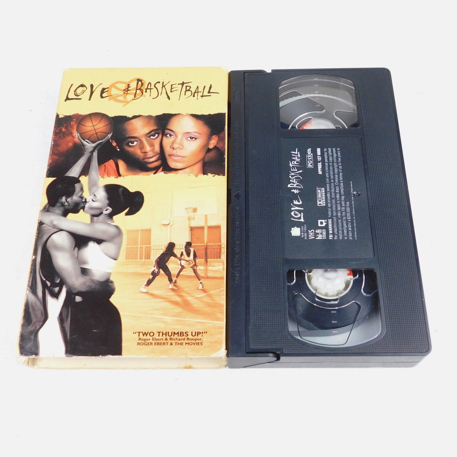 Love And Basketball VHS Tested New Line 2000 Spike Lee Blockbuster Rental