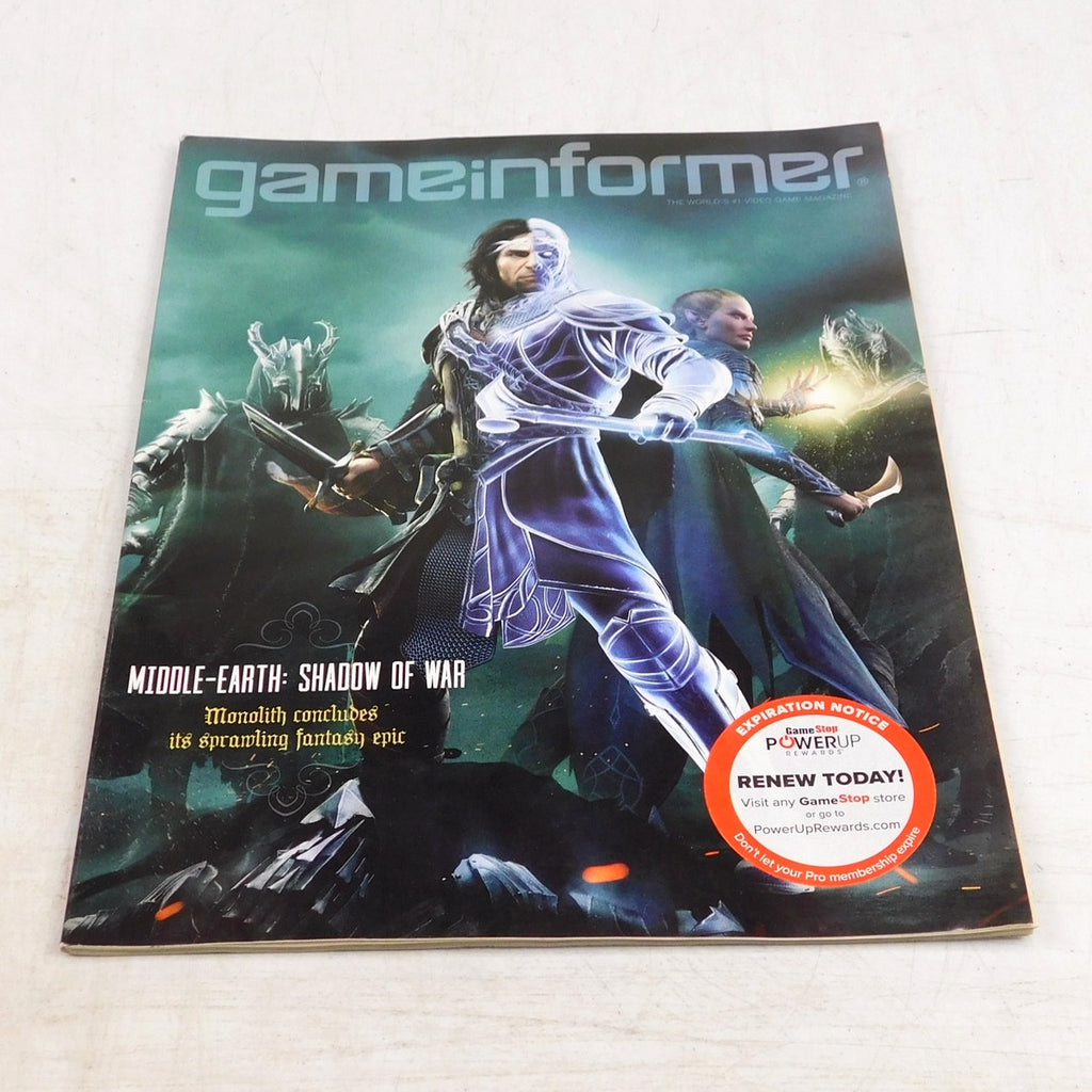Game Informer Magazine Issue 294 October 2017 Middle Earth Shadow Of War Cover