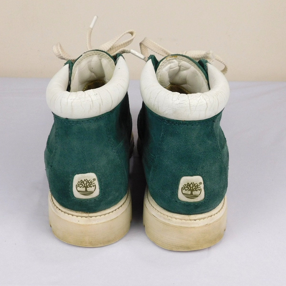 Late 90s Green Suede Timberland Chukka Boots - Size Men's 8.5