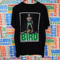 Boston Celtics Larry Bird Boxing Graphic T Shirt - Size L