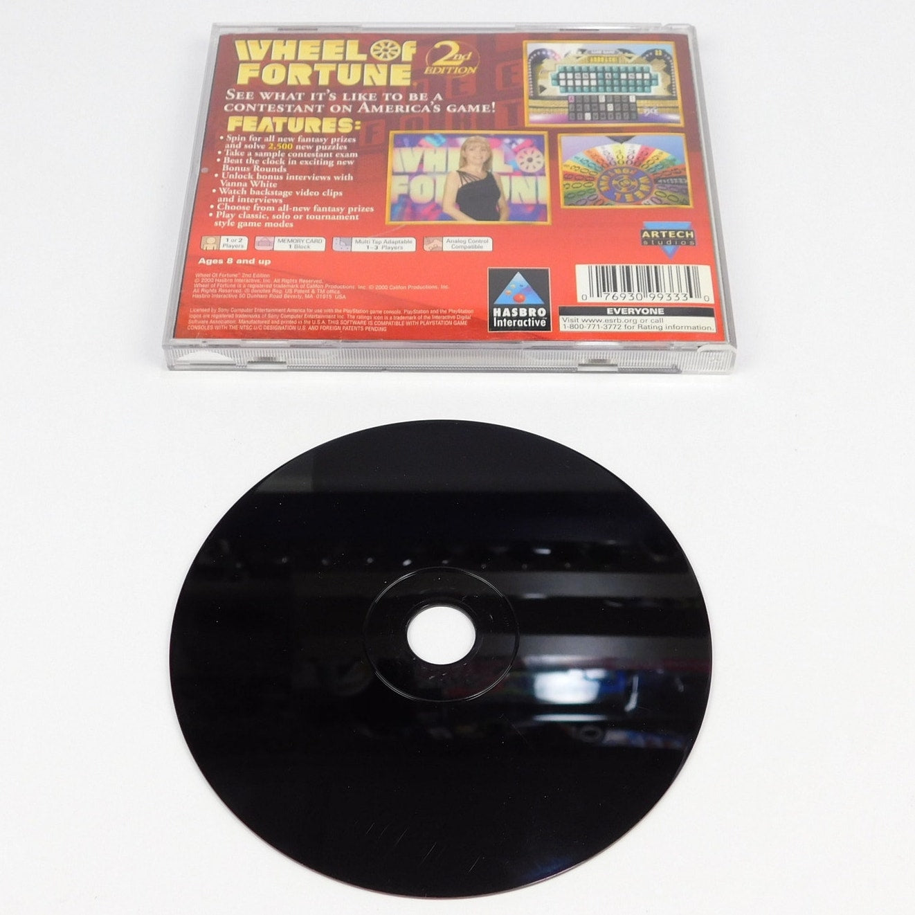 Wheel Of Fortune 2nd Edition Sony Playstation 1 PS1 Tested Complete CIB 2000