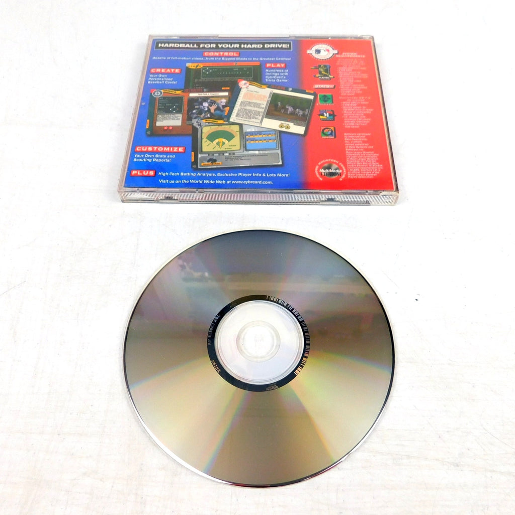 MLB Cybercard Series 1 Juan Gonzalez PC CD ROM Tested Working 90s Retro MLB