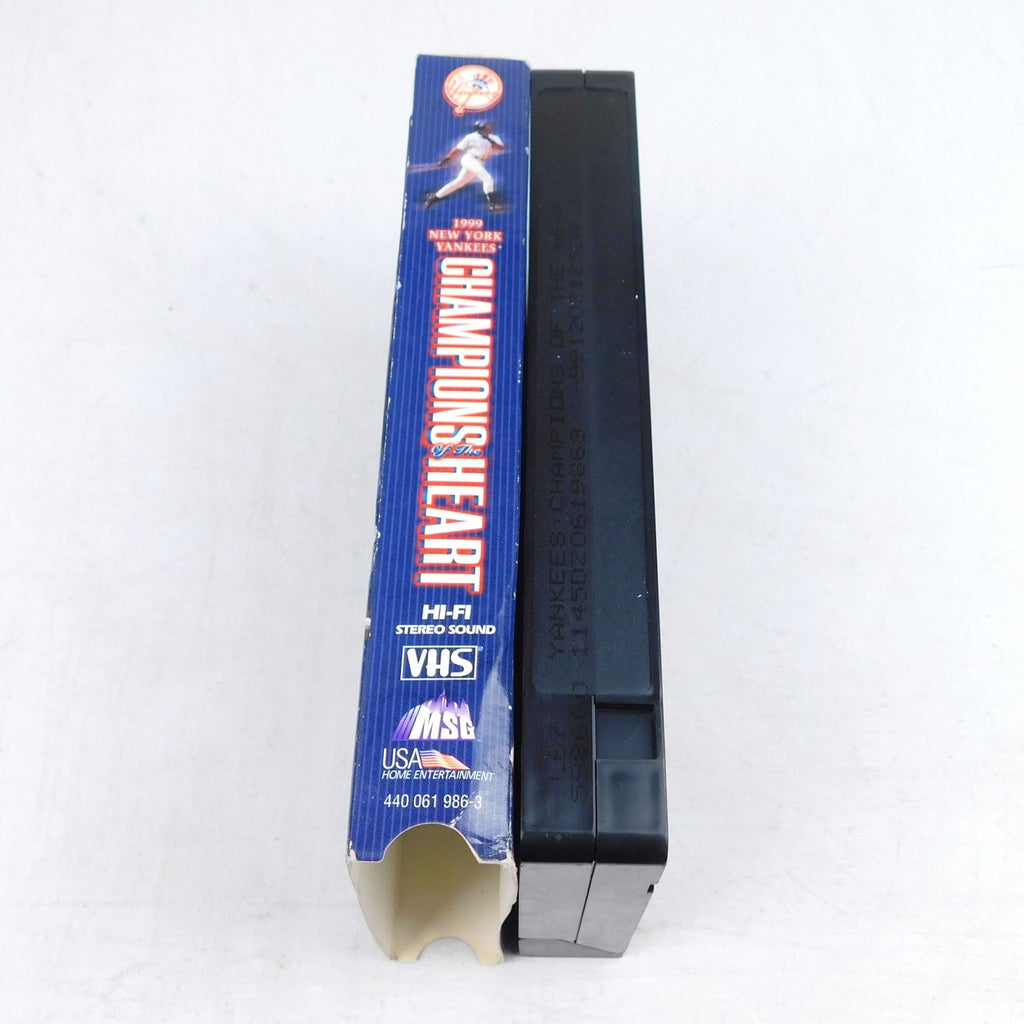 New York Yankeees VHS Champions Of The Heart 1999 World Series Tested Working