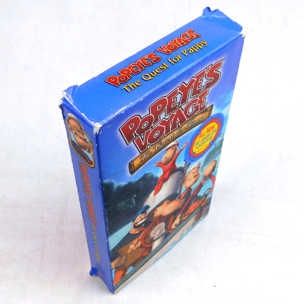 Popeye's Voyage The Quest For Pappy VHS Tested CGI Animated 2004 King Features
