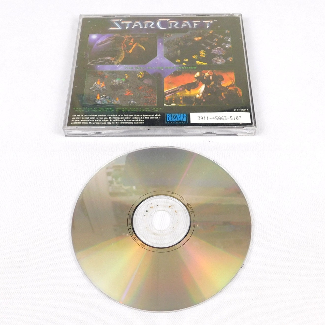 Starcraft PC CD ROM Game Tested Working 1995 Complete In Jewel Case Version 1.0