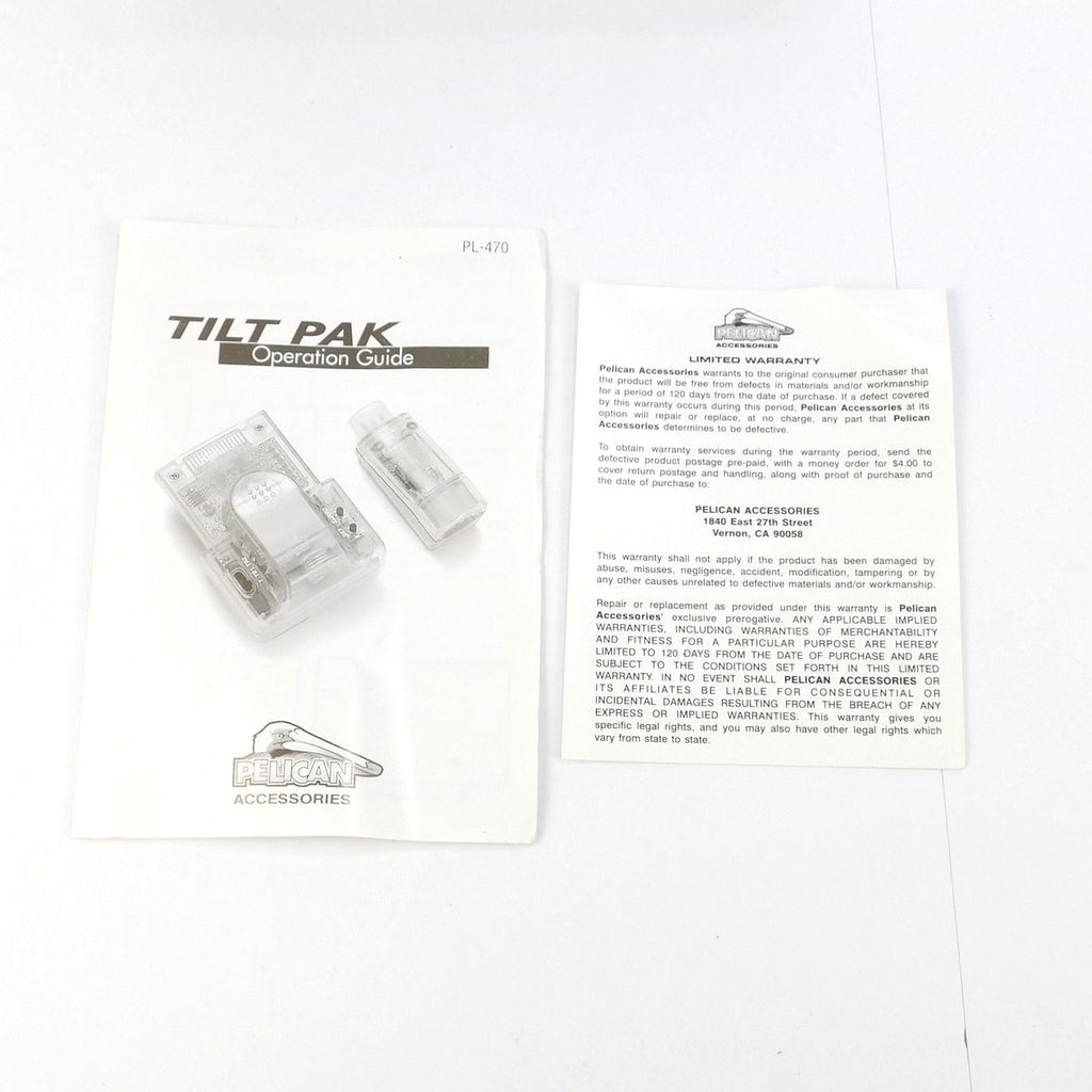 Pelican Tilt Pak PL-470 Nintendo 64 N64 Motion Rumble Pak CIB Tested 1999