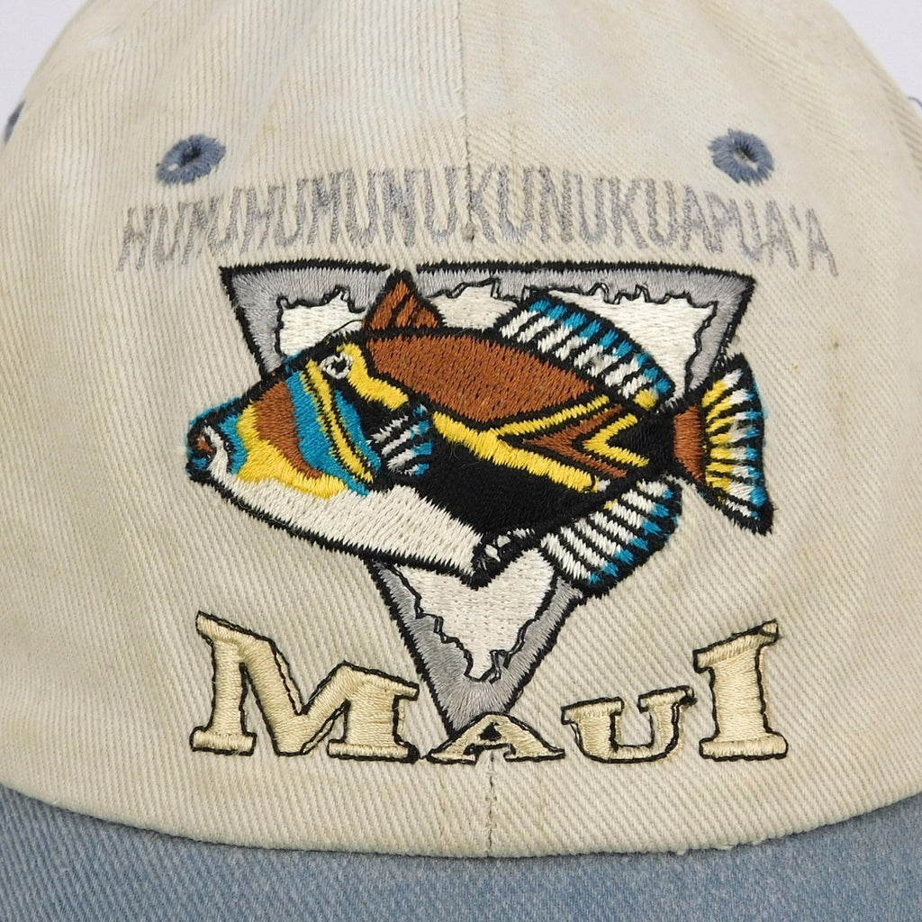 Retro Hawaii State Fish (Humuhumunukunukuapuaa) Hat - Adjustable