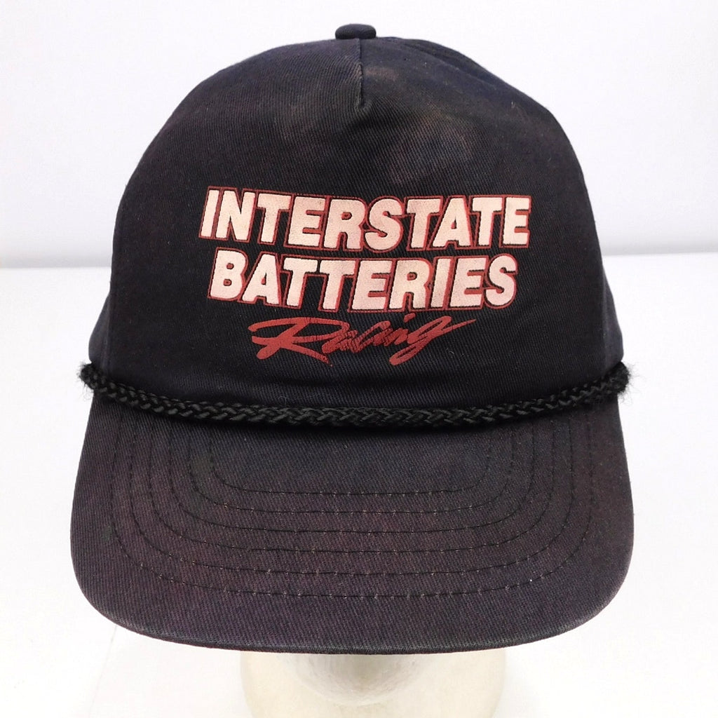 Retro Interstate Batteries Racing Snapback Hat - Adjustable