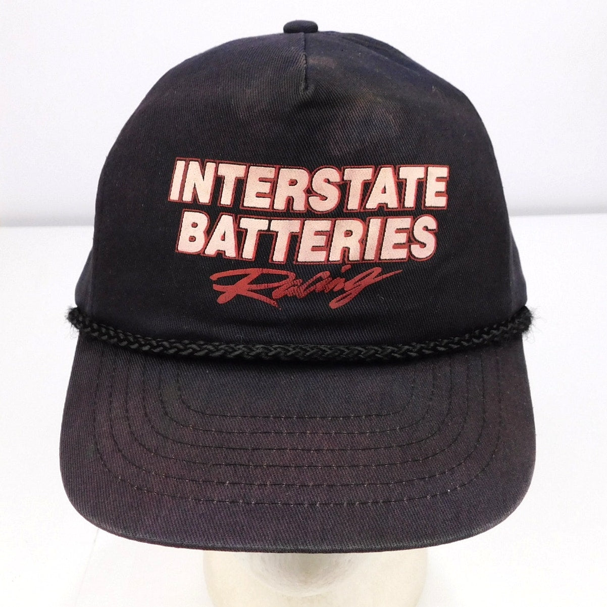 Retro Interstate Batteries Racing Snapback Hat - Adjustable