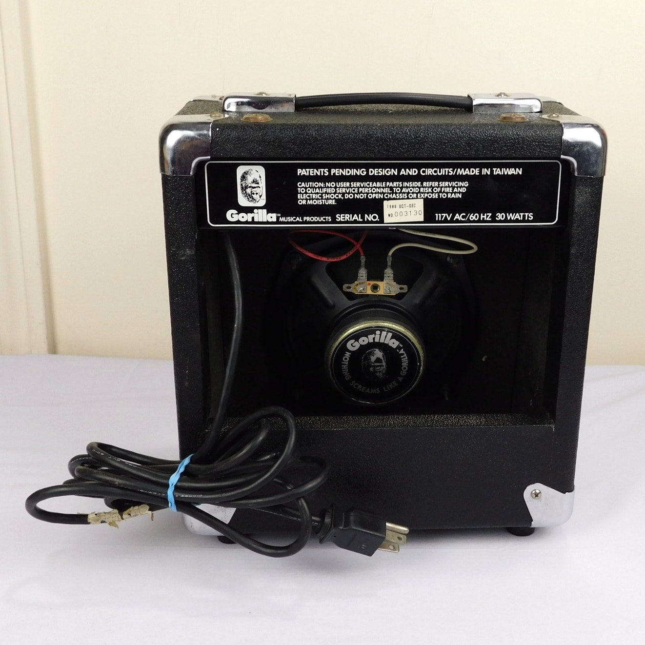 Vintage Gorilla GG-20 Electric Guitar Amplifier 30W Tested Serviced Cleaned 1986