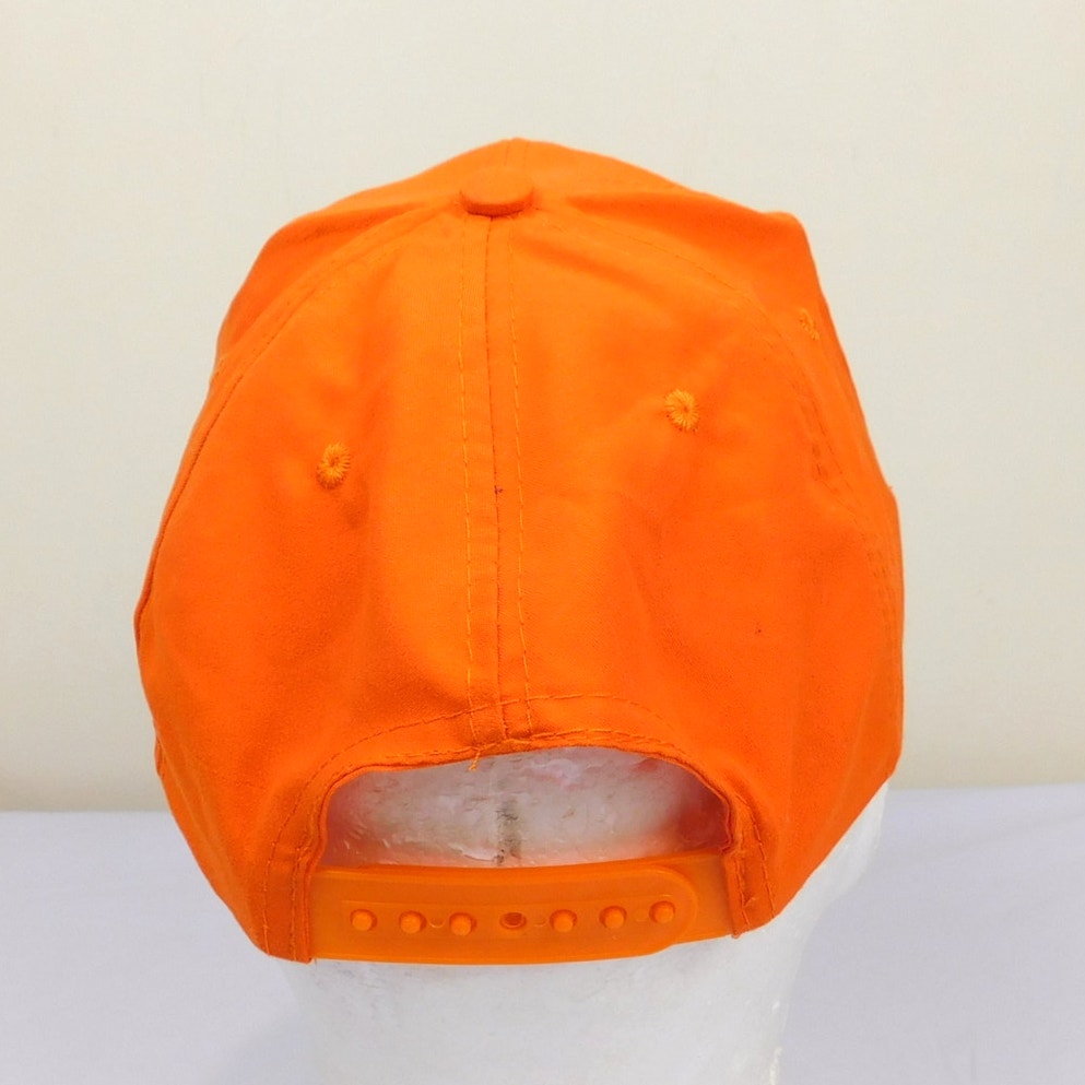 Vintage Worcester Tornadoes Hat Defunct Minor League Baseball Orange Black