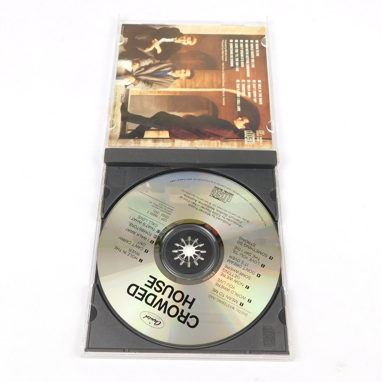 Crowded House Self Titled CD 1987 Tested Capitol Records CDP 7 46693 2