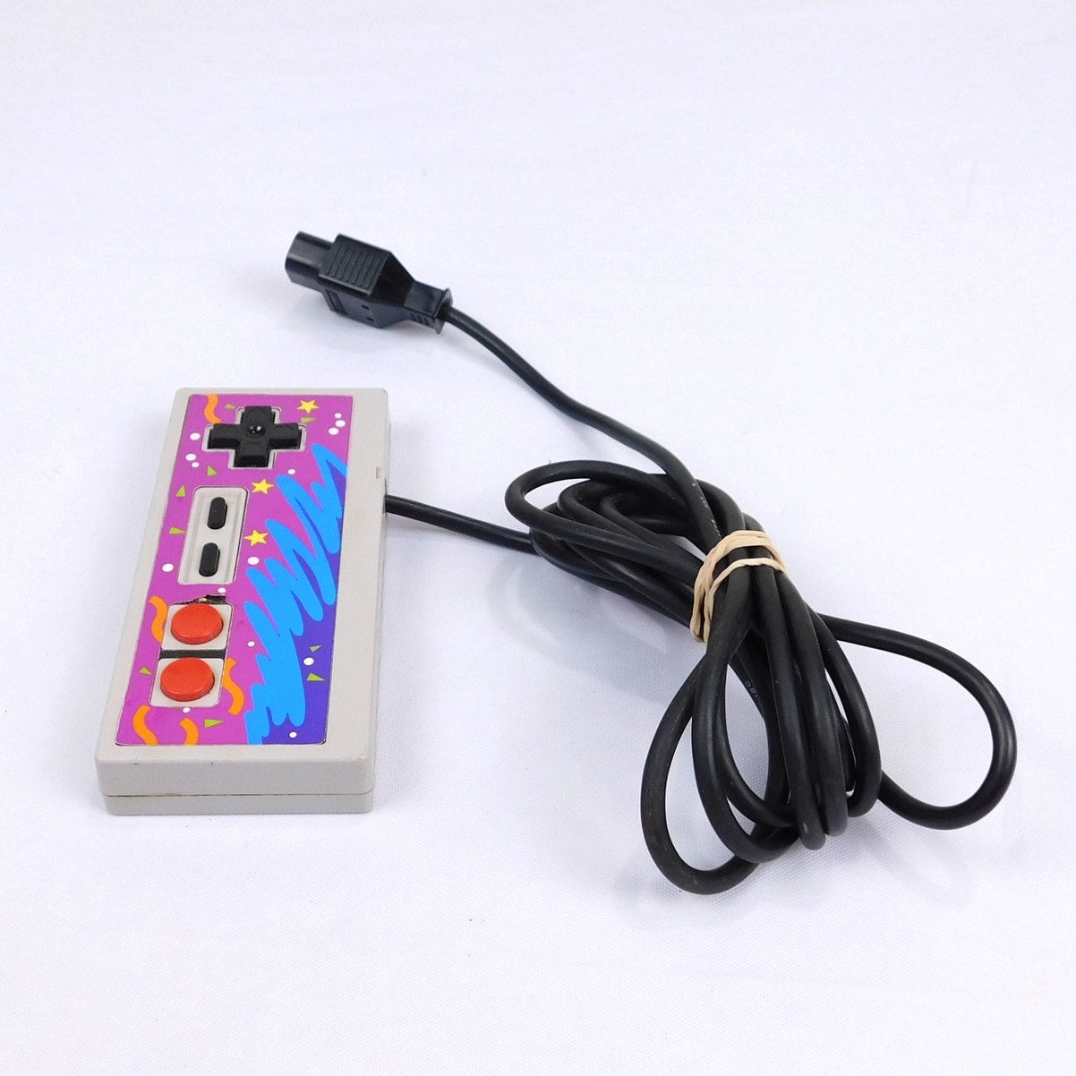 NES Controller NES-004 Fully Tested Working Nintendo Power Overlay Sticker