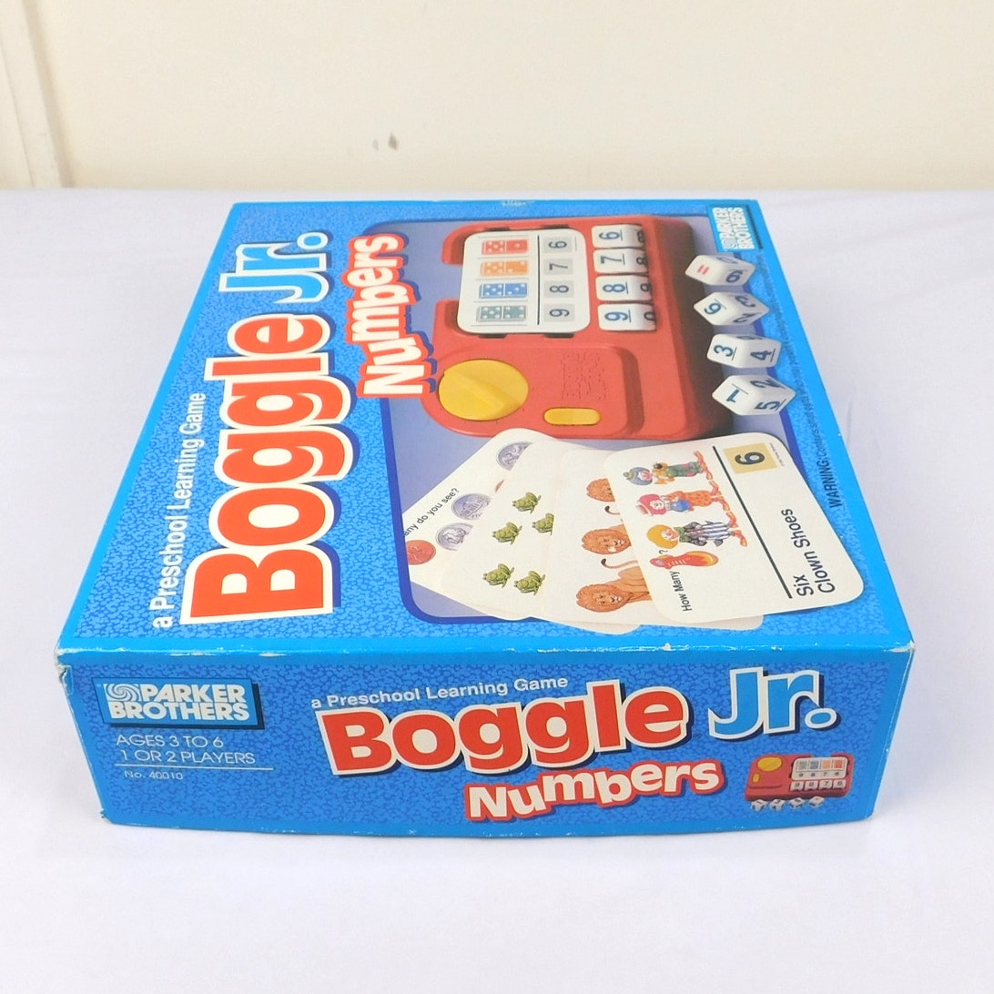 Boggle Jr Numbers Game Complete In Box Parker Brothers Vintage 1992