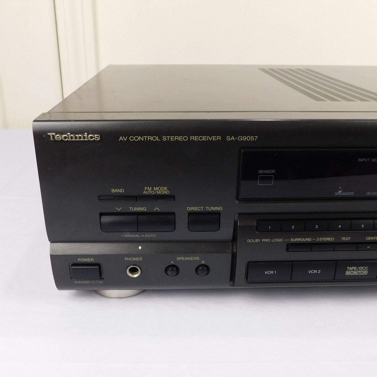 Technics SA-G9057 Stereo Receiver Tested Working No Remote 1998 255W 5 Channel