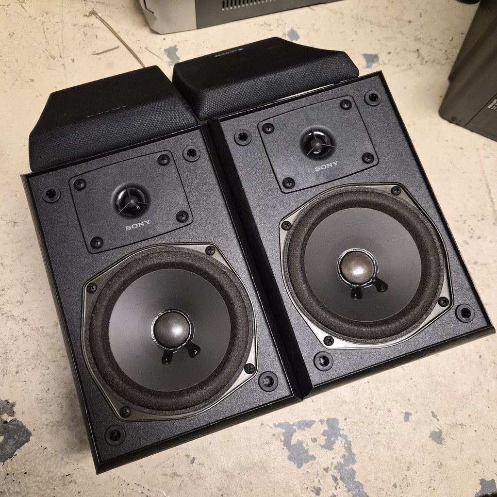 Sony SS-MB150H Bookshelf Speakers Pair Tested Working 120W 8 Ohms 10x7x7