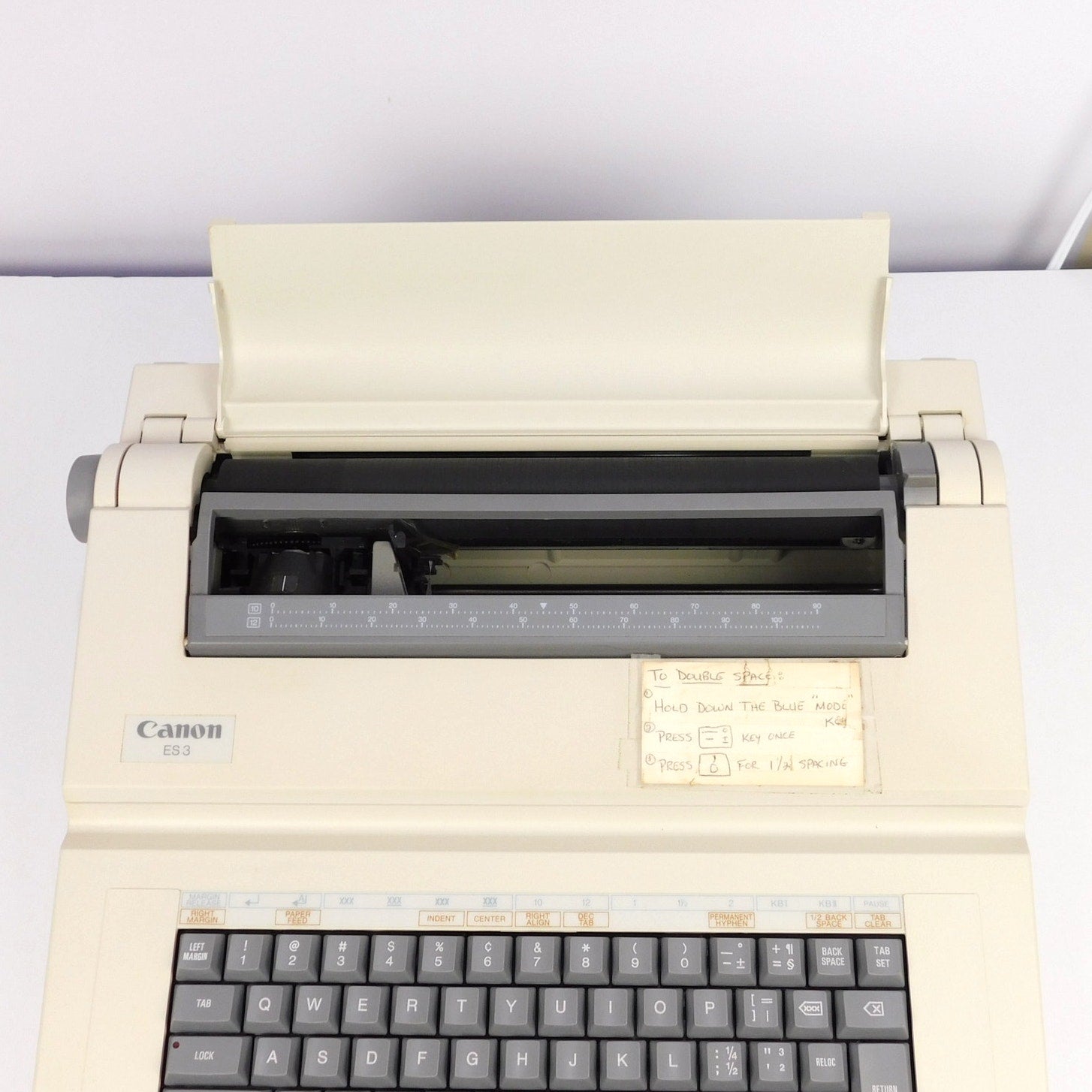Canon ES3 Electronic Typewriter Word Processor Fully Tested w/ Ink Ribbon V008