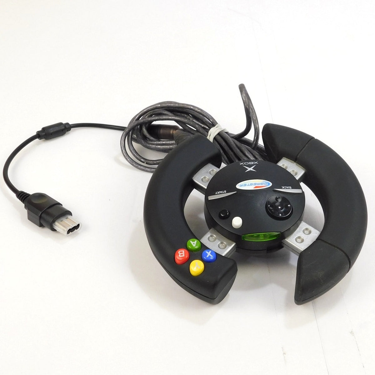 Radica Gamester Pro Racer Steering Wheel Controller Original Xbox Tested Working