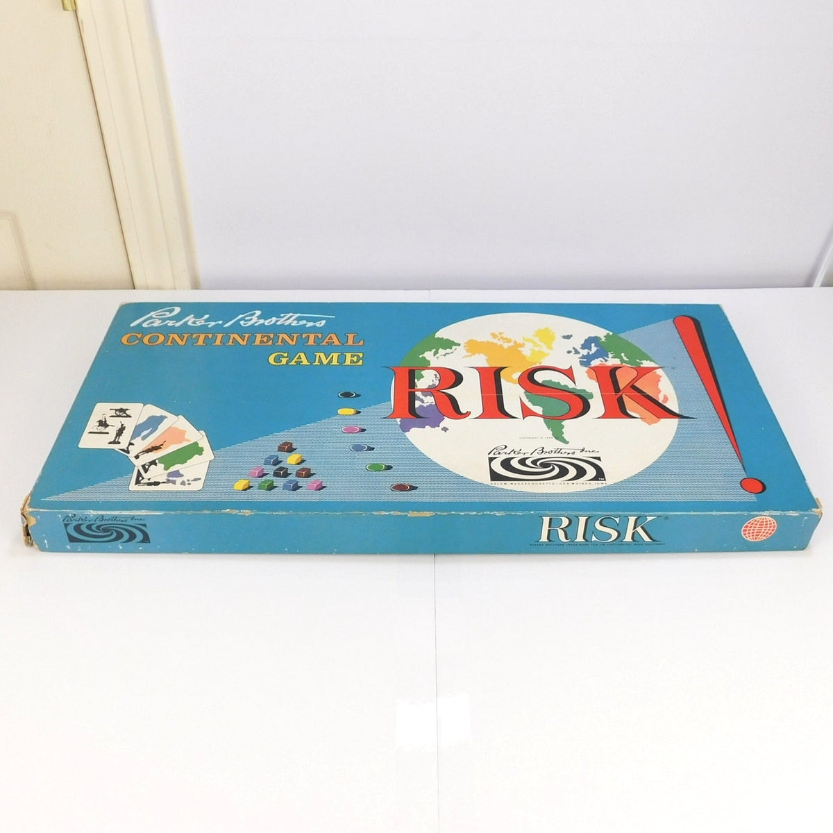 Vintage 1959 Parker Brothers Risk Continental Game Complete CIB Board Game