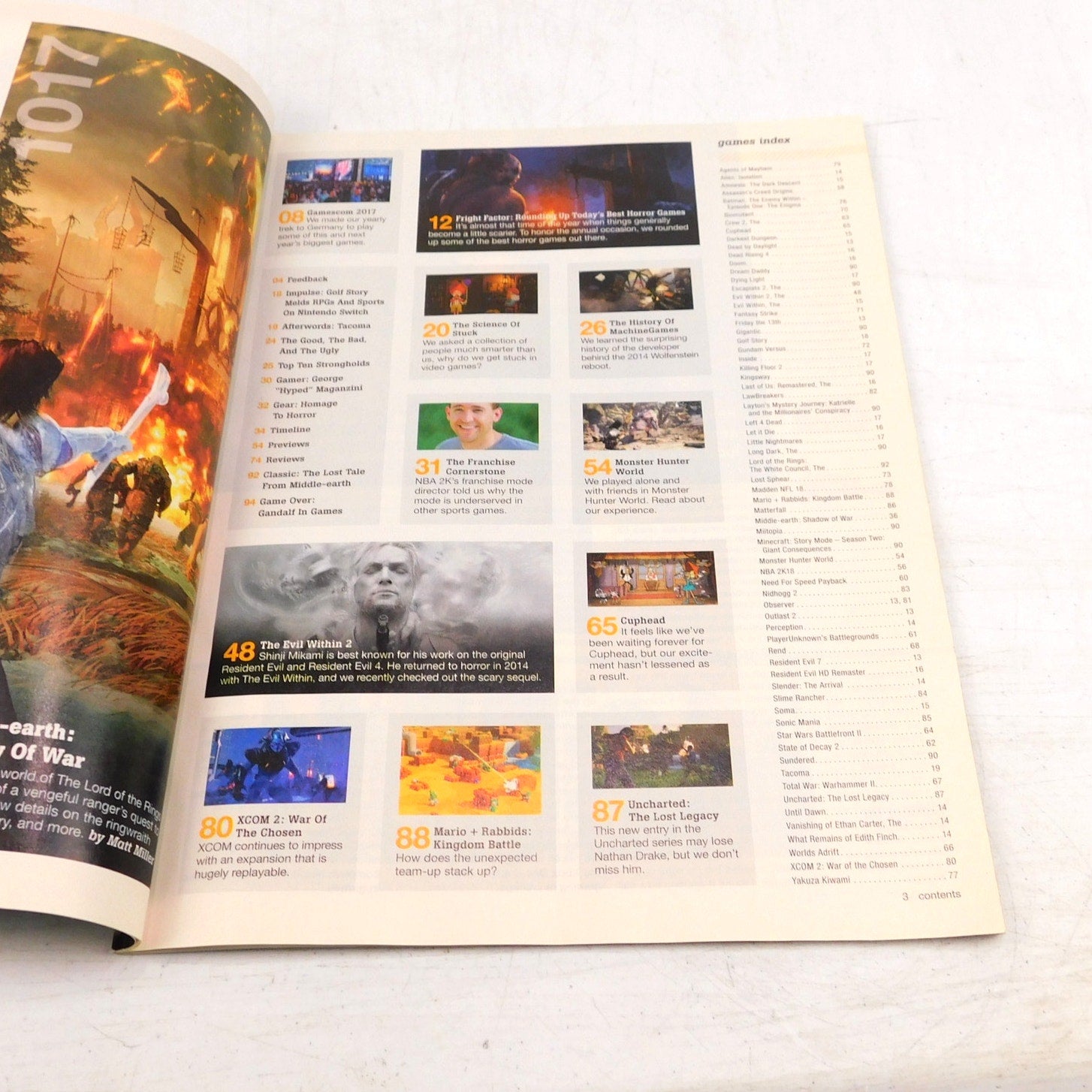 Game Informer Magazine Issue 294 October 2017 Middle Earth Shadow Of War Cover