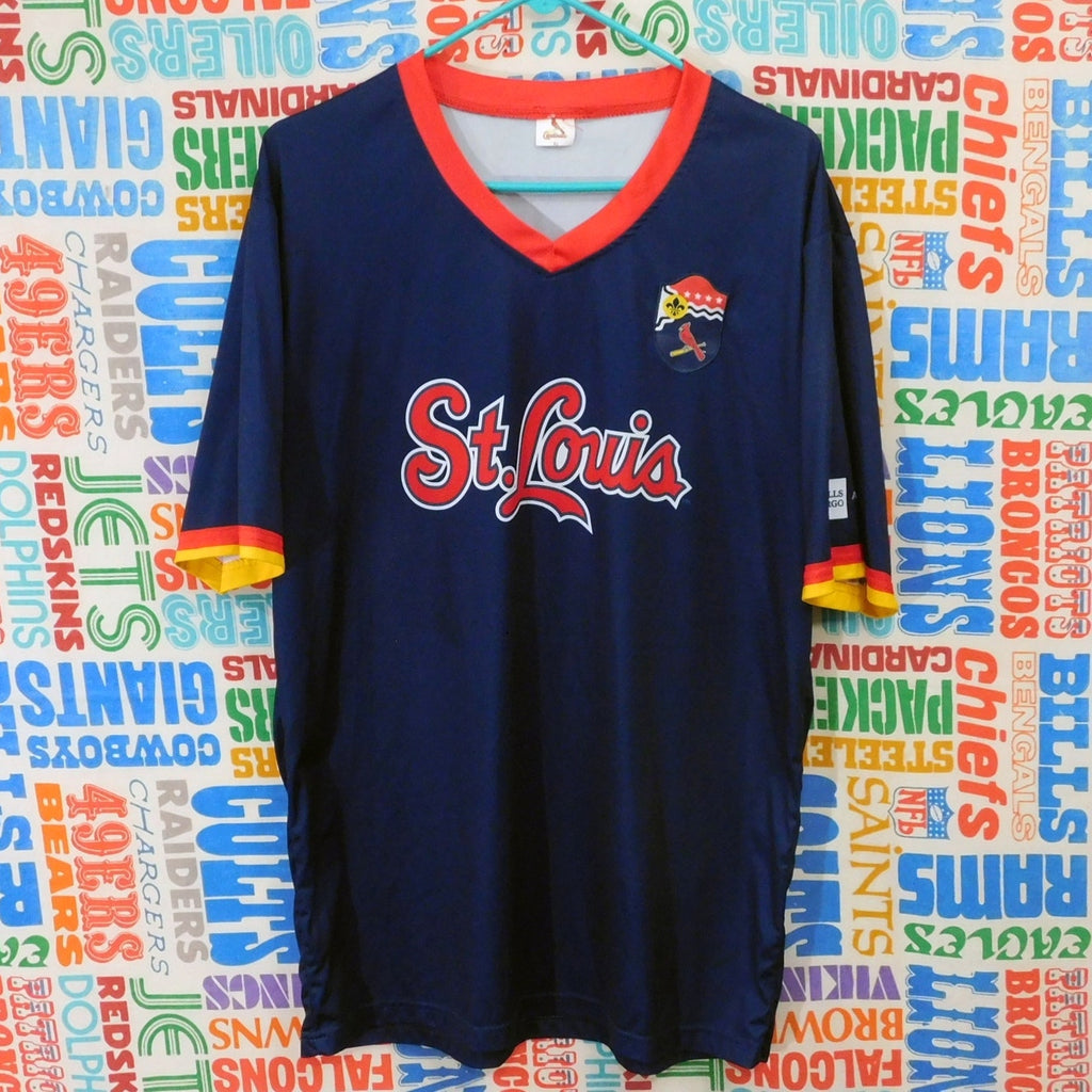 St Louis Cardinals Soccer Jersey Size XL SGA Baseball Promo City SC