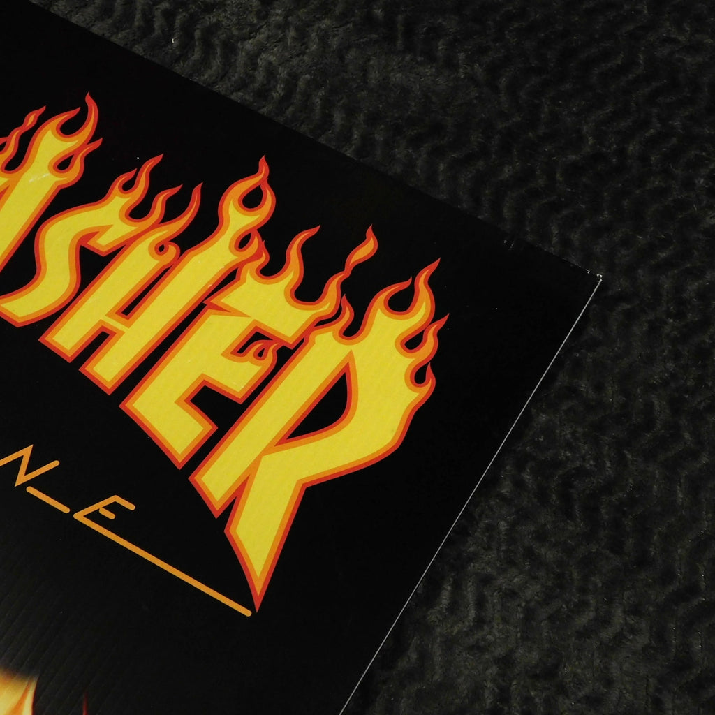 Thrasher Magazine Vans Zumiez Promo Sign 30.5x24 Skateboard Flame Shoes