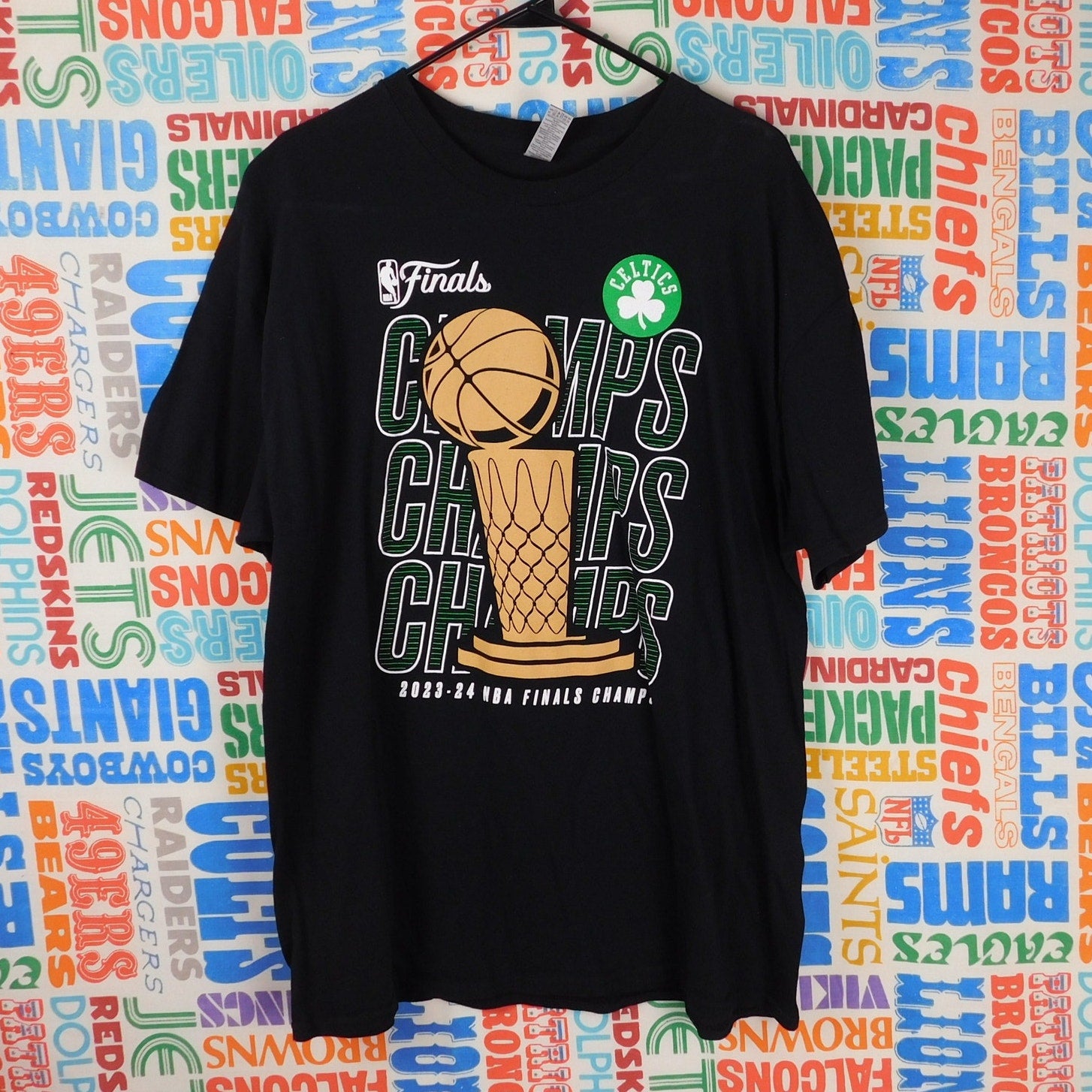 Boston Celtics 2024 NBA Finals Champions T Shirt - Size XL