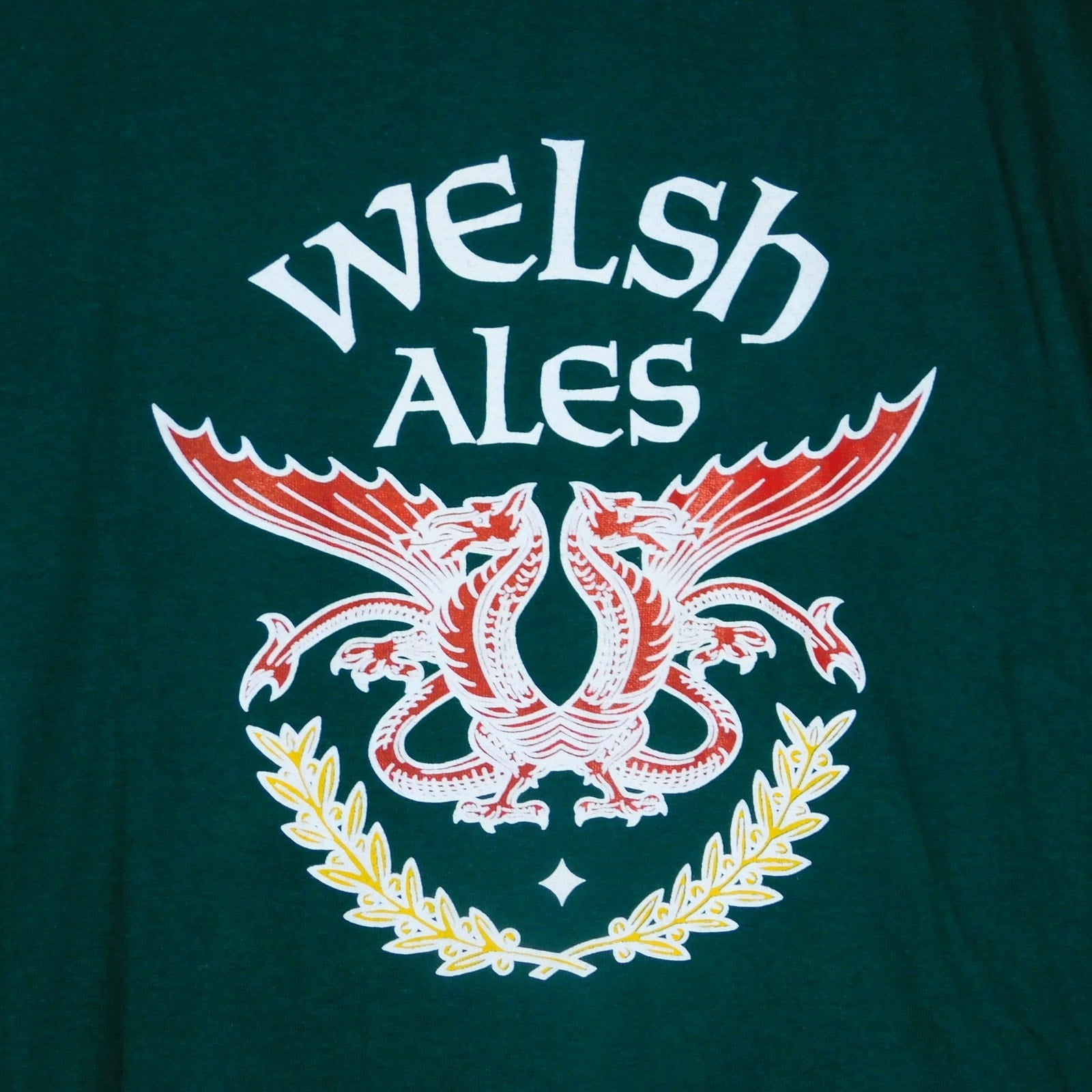 90s Welsh Ales "Champion Ales From Wales" T Shirt - Size XL