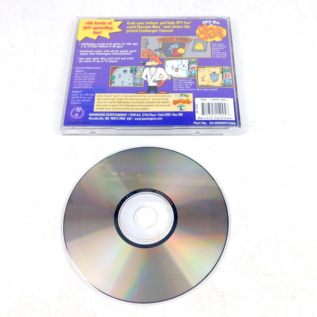 Spy Fox Cheese Chase PC CD ROM Tested 1999 Humongous Entertainment  Jewel Case