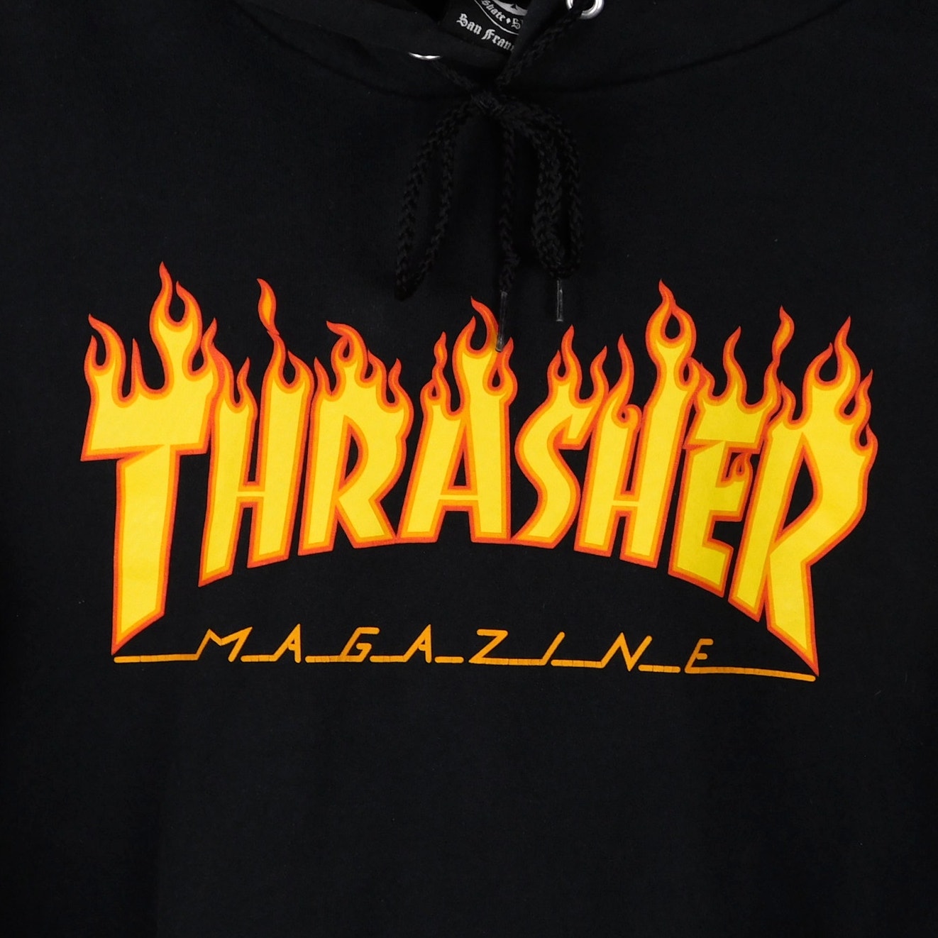 Thrasher Magazine Flame Logo Hoodie - Size M