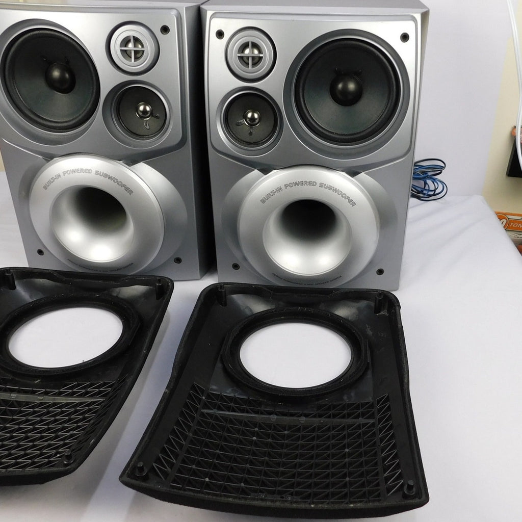 AIWA SX-WNA909 3-Way Bass Reflex Speakers 90s Built In Subwoofers 150W