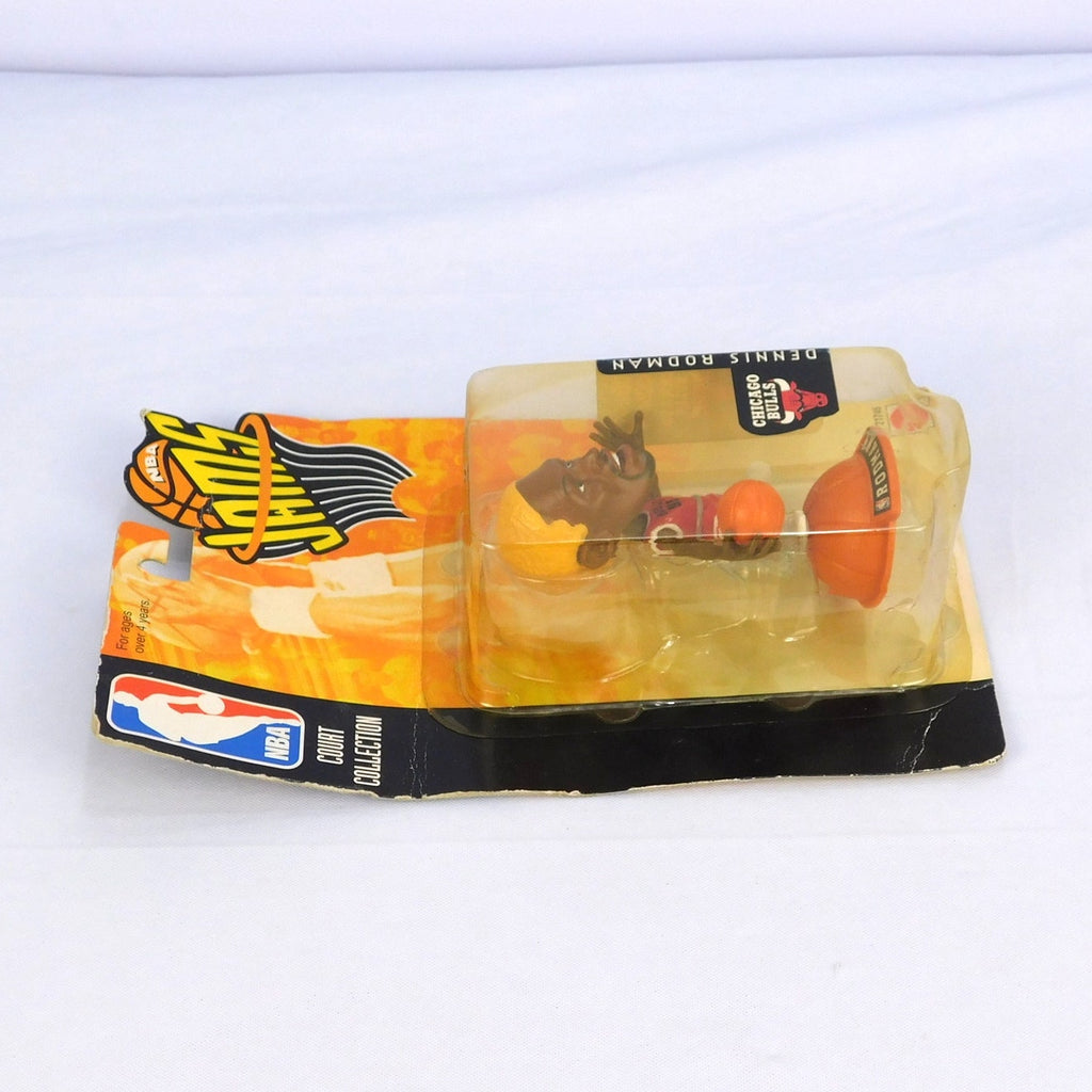 Vintage Dennis Rodman NBA Jams Figure 1998 Court Collection Sealed 3" Mattel