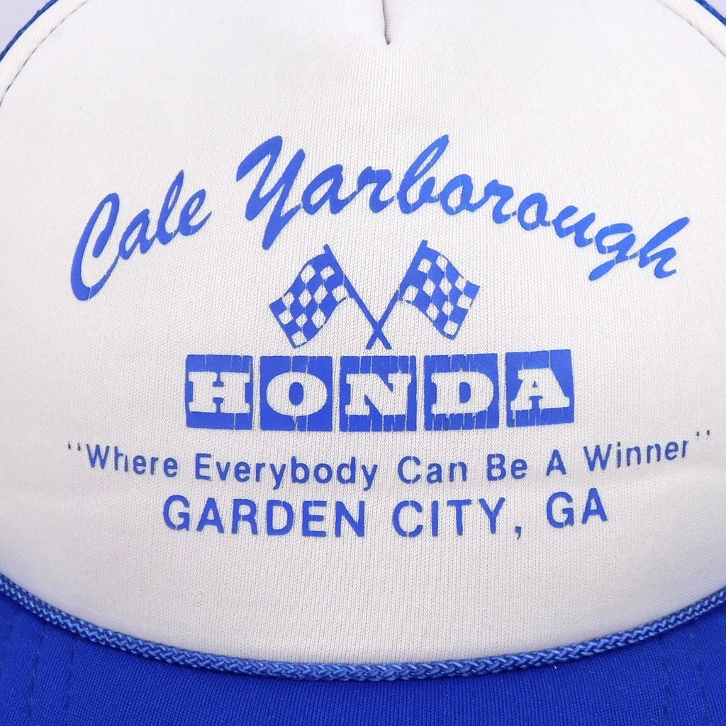 90s Cale Yarborough Honda Trucker Hat - Adjustable