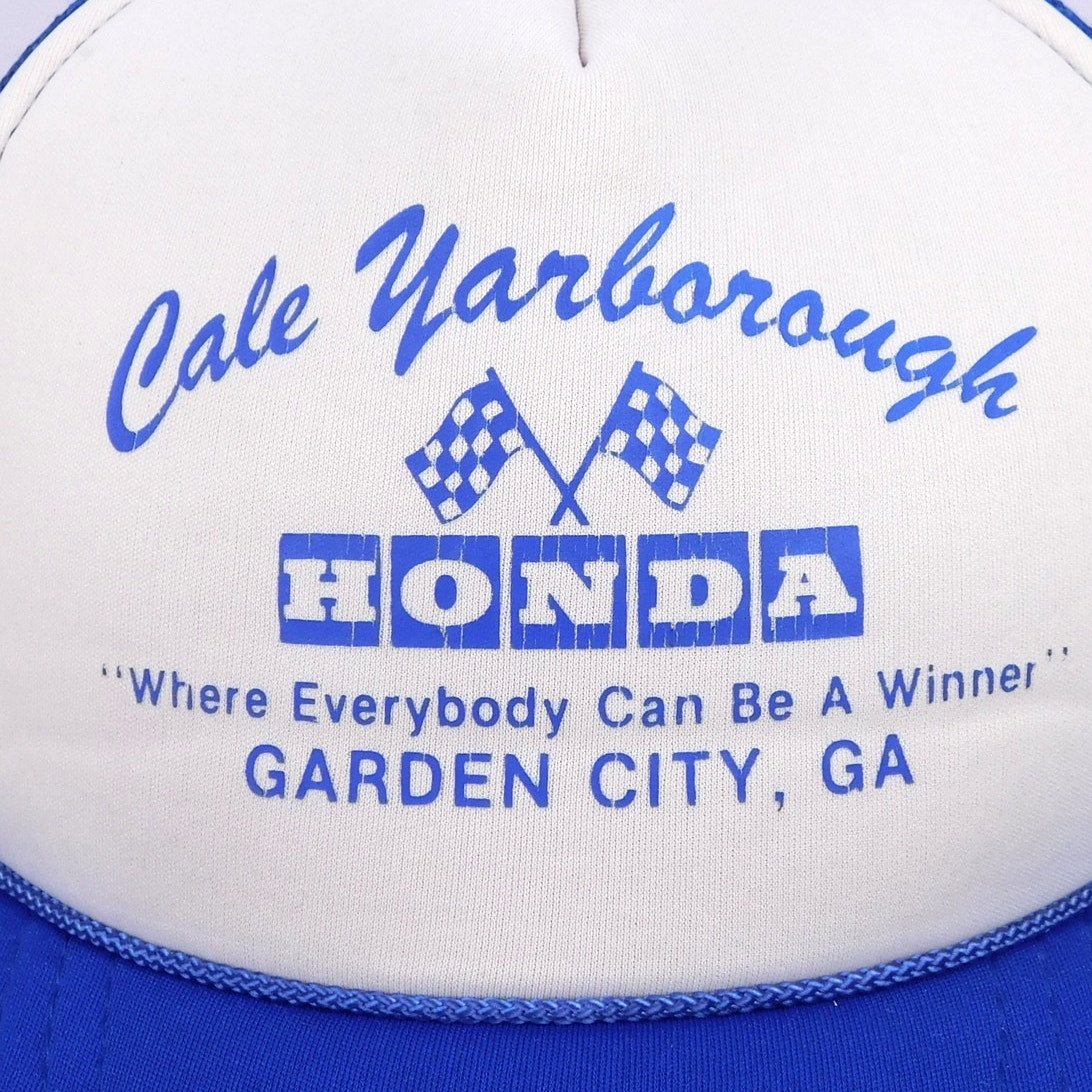 90s Cale Yarborough Honda Trucker Hat - Adjustable