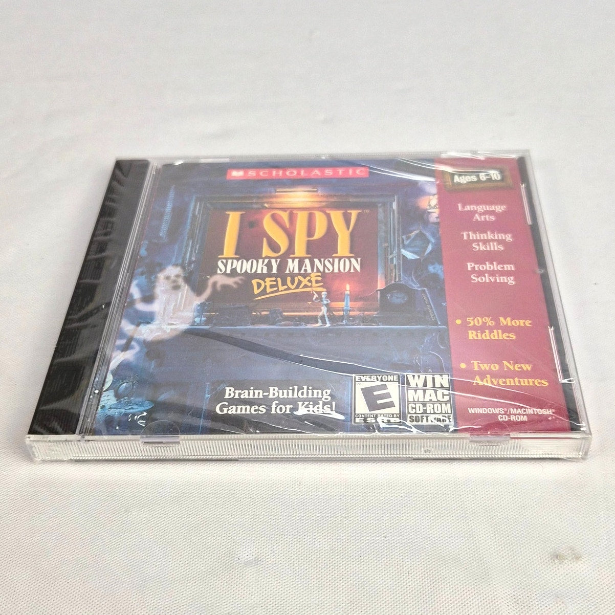 I Spy Spooky Mansion Deluxe PC CD ROM Game New Sealed 2004 Scholastic Win Mac