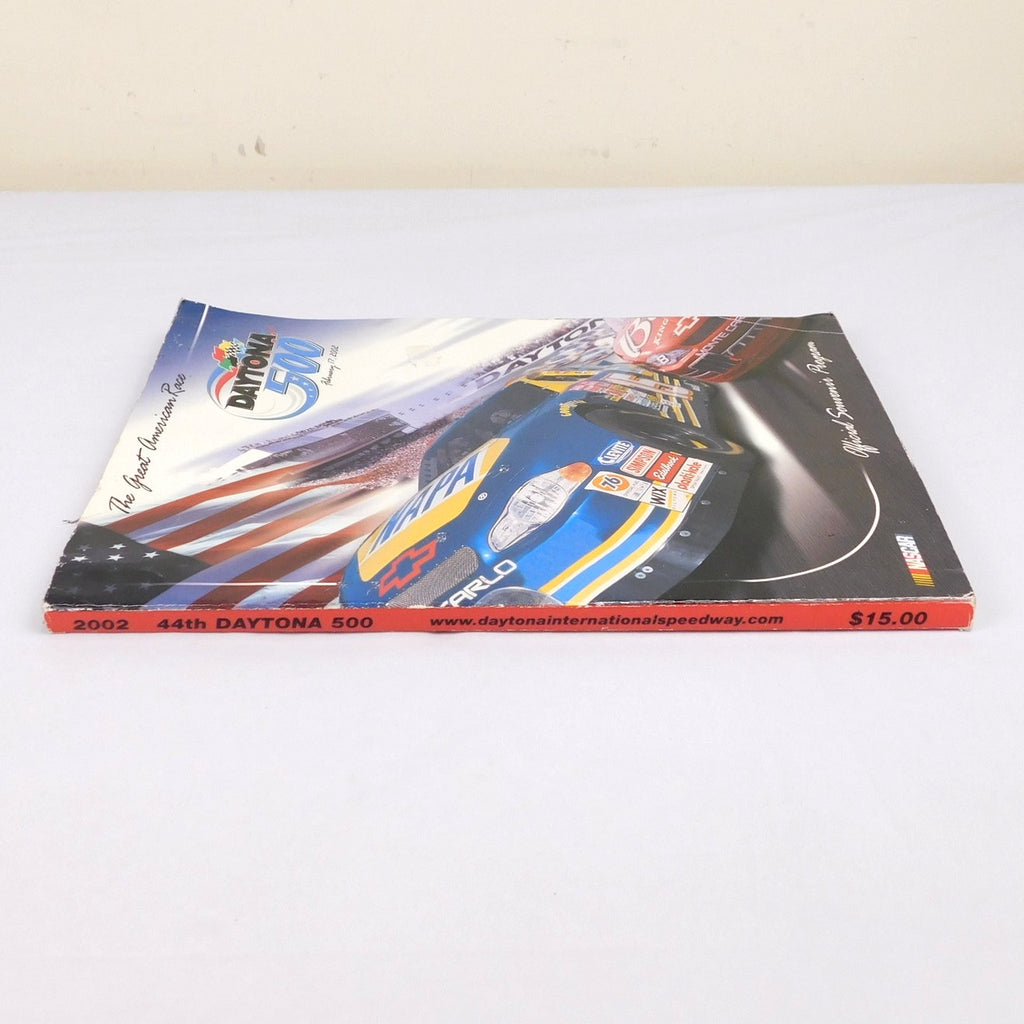 2002 Daytona 500 Official Souvenir Program Vintage NASCAR Michael Waltrip