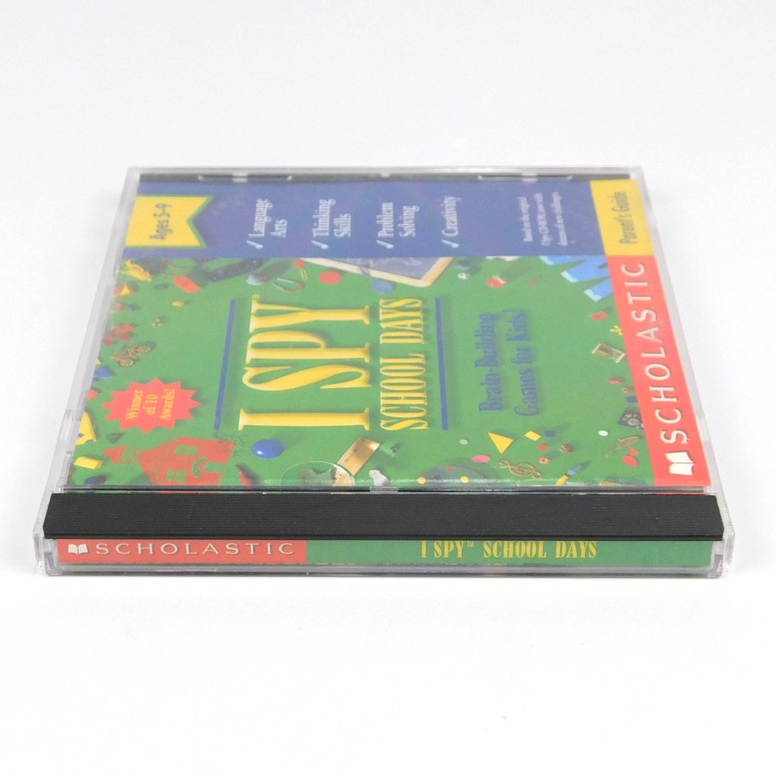 I Spy School Days PC CD ROM Tested Working Jewel Case 2000 Scholastic