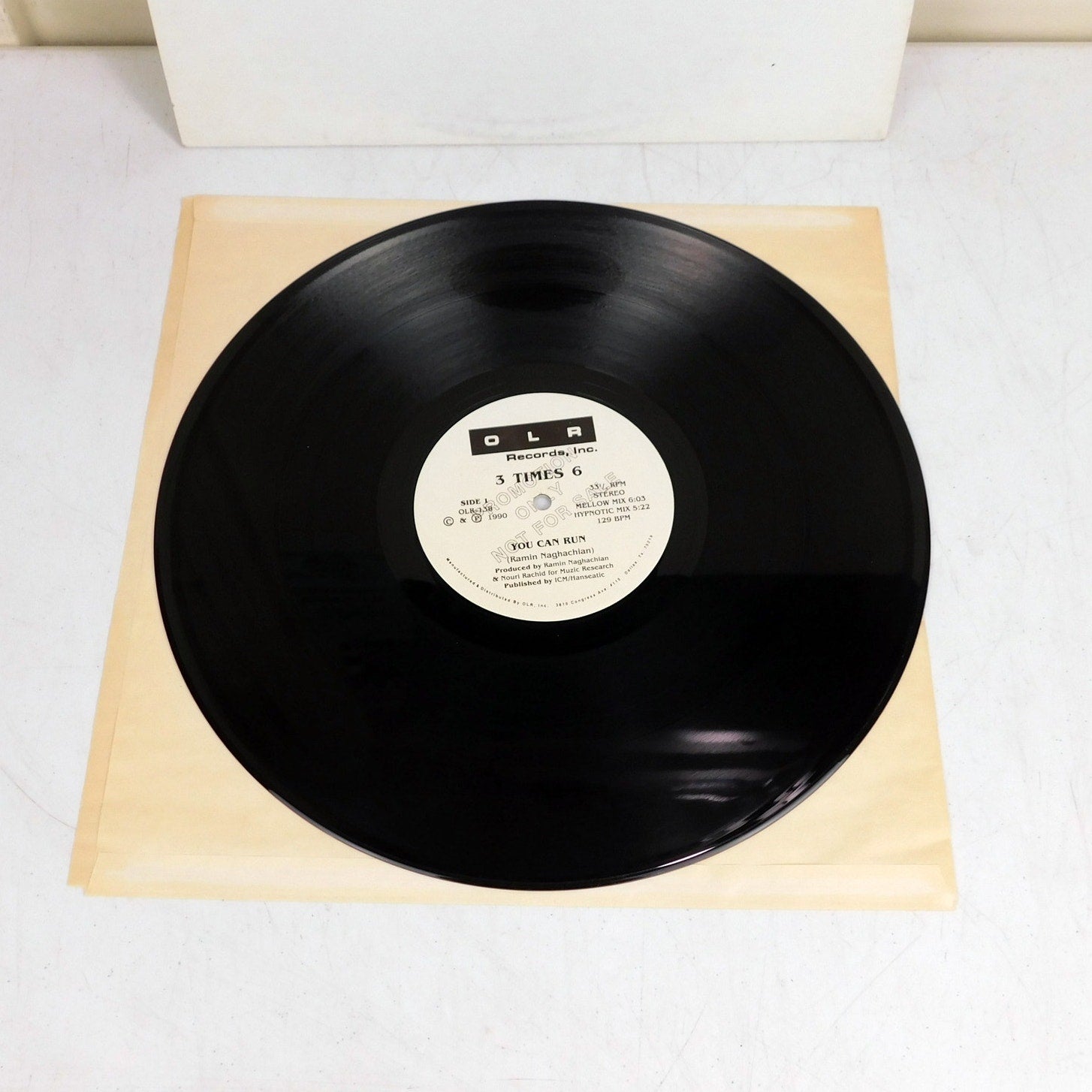 3 Times 6 / Sons Of Nippon - You Can Run / Sepuku Beat - Promo Vinyl LP 1990