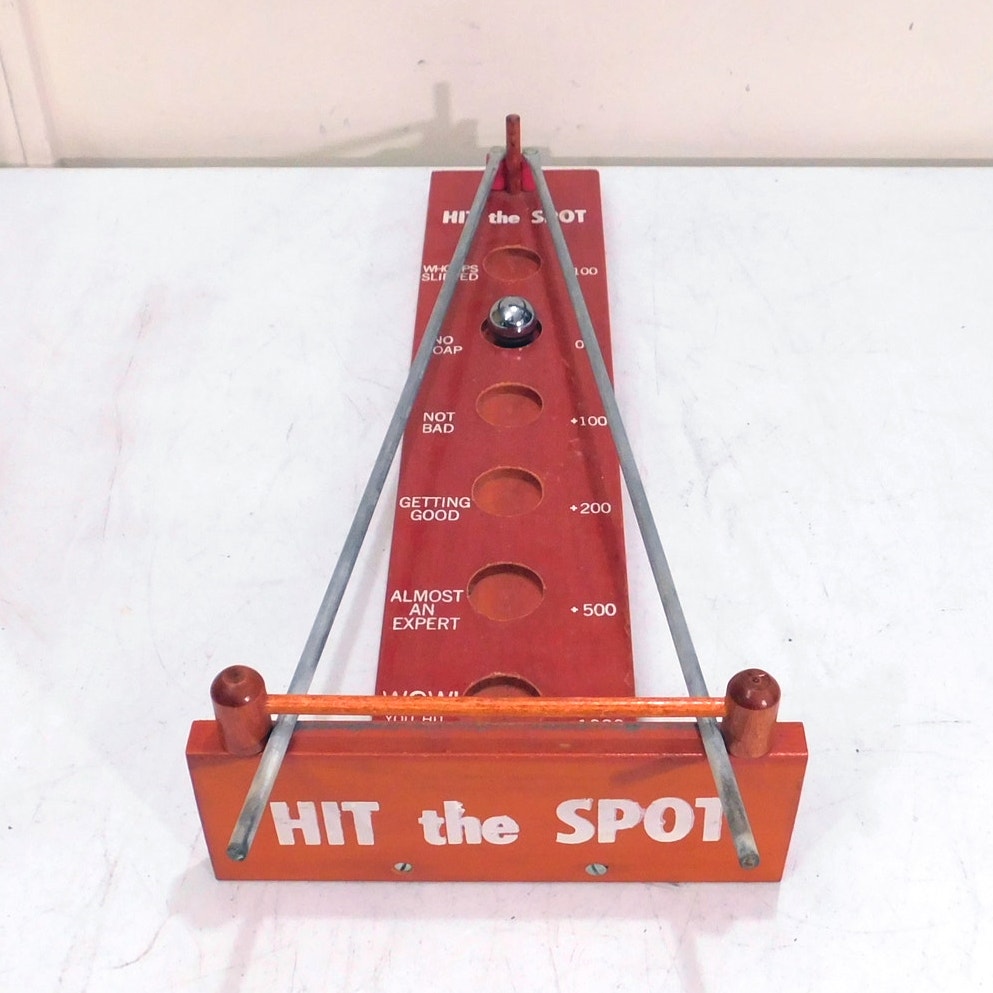Vintage Hit The Spot Game Complete In Box With Ball 1954 ATF Toys