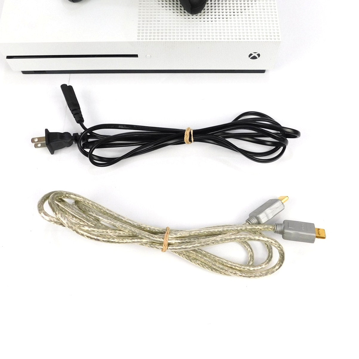 Microsoft Xbox One S 500GB White Console Bundle w/ Controller Cords Tested