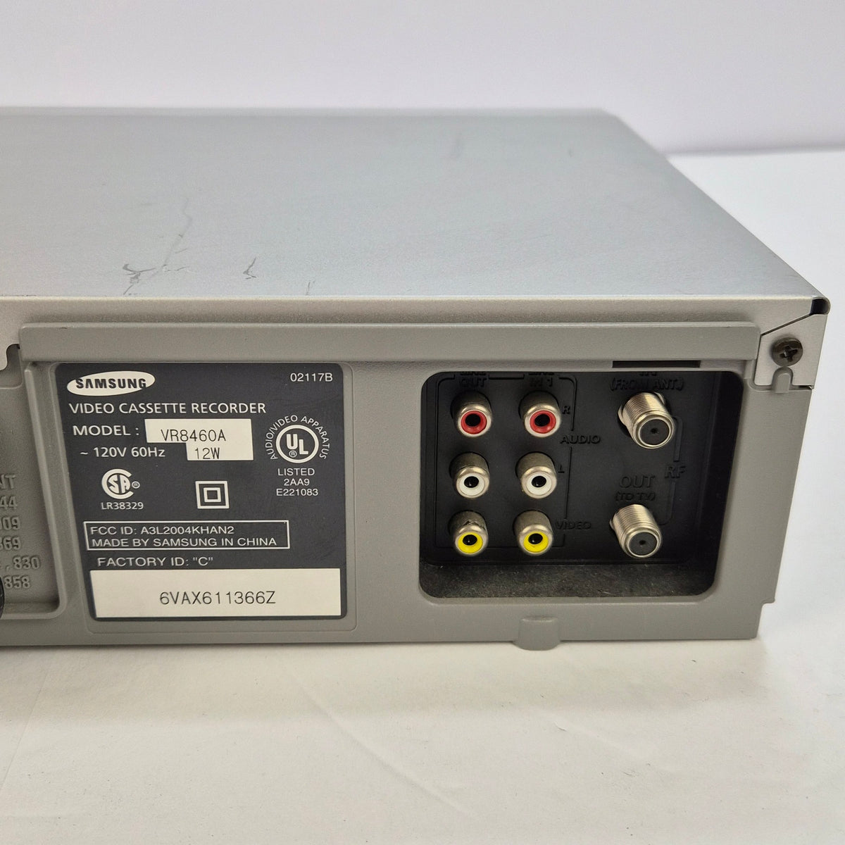 Samsung VR8460A VCR VHS Player 4 Head Hi-Fi Stereo Fully Tested No Remote