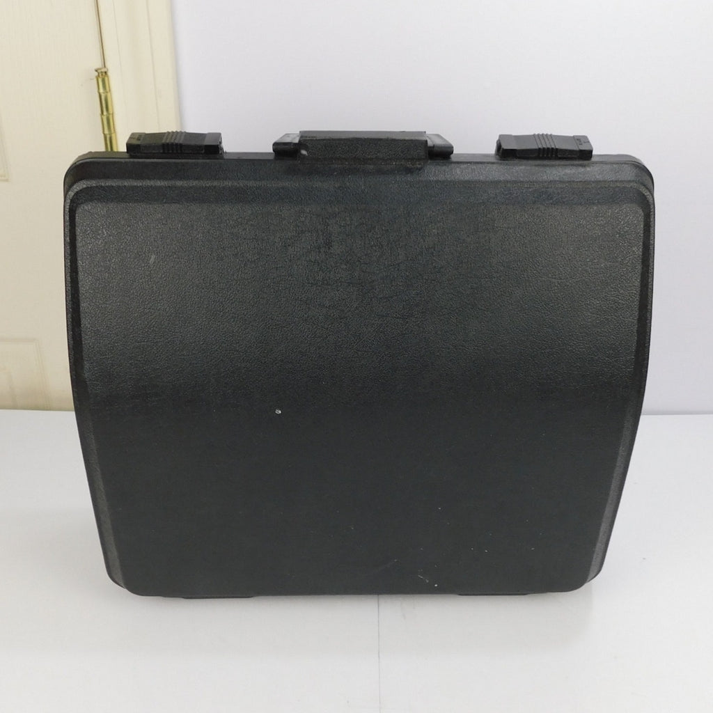Royal Epoch Portable Manual Typewriter Black w/ Hard Carrying Case Tested
