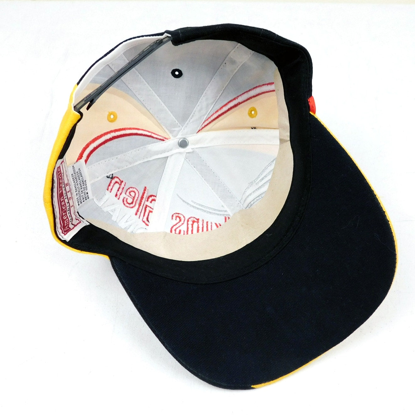 Vintage Watkins Glen Speedway Hat Adjustable American Needle NWOT Yellow Red